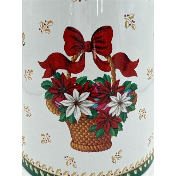 Charlton Hall Christmas Poinsettia Thermal Carafe A.K. DAS 1.0 Liter 1980 - Picture 2 of 16